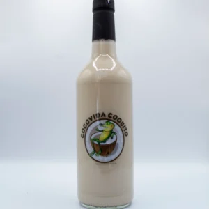A bottle of vanilla coffee is shown.