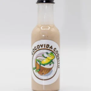 A bottle of coco vida cookie